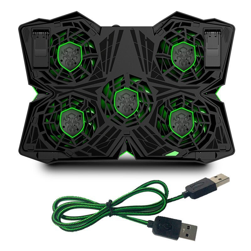 New Arrival 5 LED Fans Laptop Cooler Cooling Pad